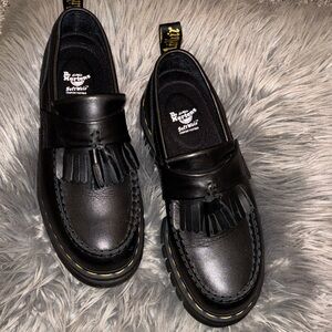 Dr. Martens Black Tassel Leather Shoes